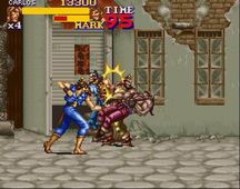 une photo d'Ã©cran de Final Fight 2 sur Nintendo Super Nes